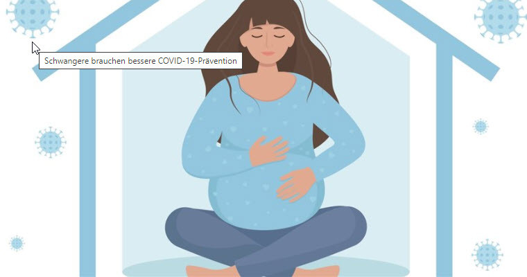 Vom Virus abschotten: SARS-CoV-2 ist besonders für Schwangere mit Diabetes eine große Gefahr.