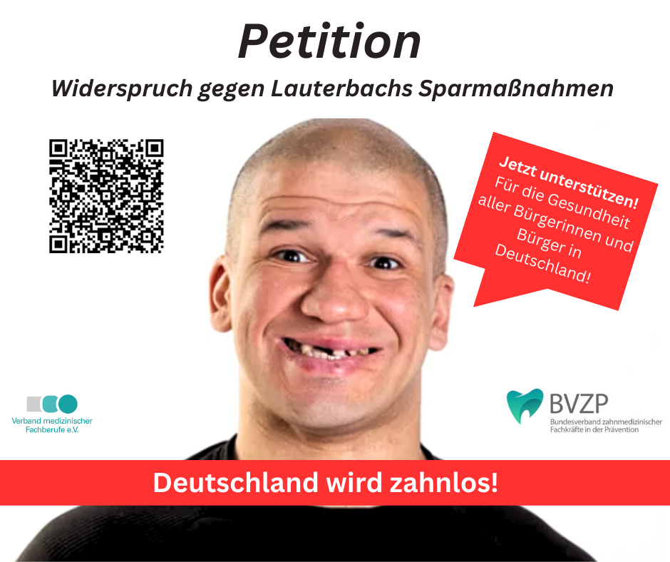 Flyer Petition Deutschland wird zahnlos