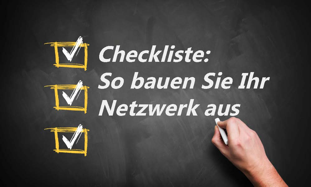 Checkliste Networking 18-5 Marketing