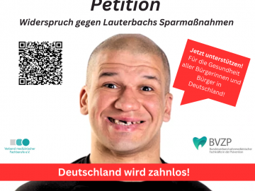 Flyer Petition Deutschland wird zahnlos